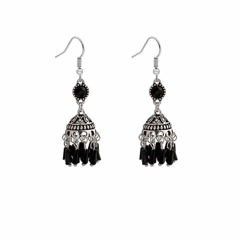 Wholesale Vintage Baroque Tassels Alloy Earrings